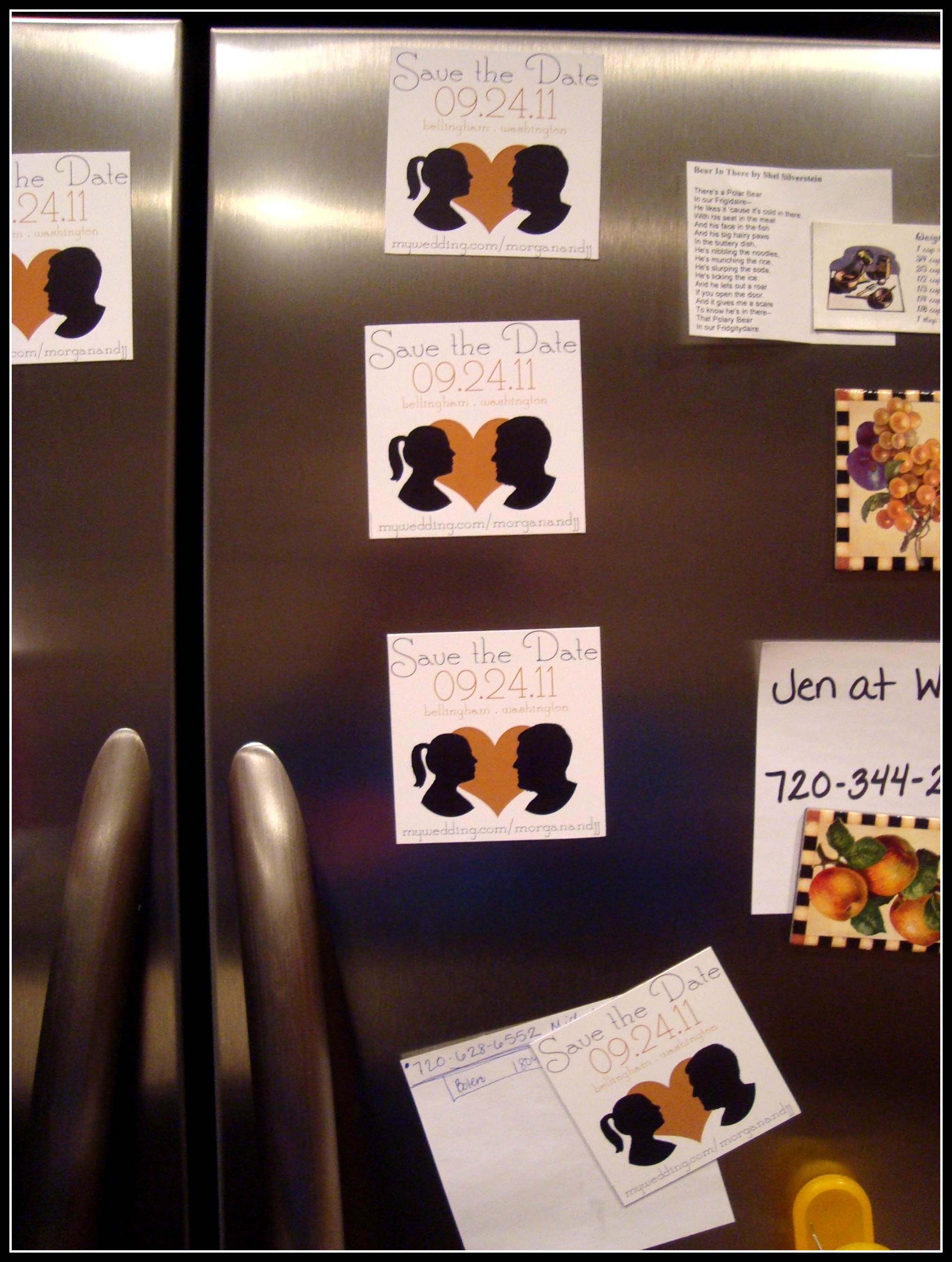 diy save the date magnets | the family chapters